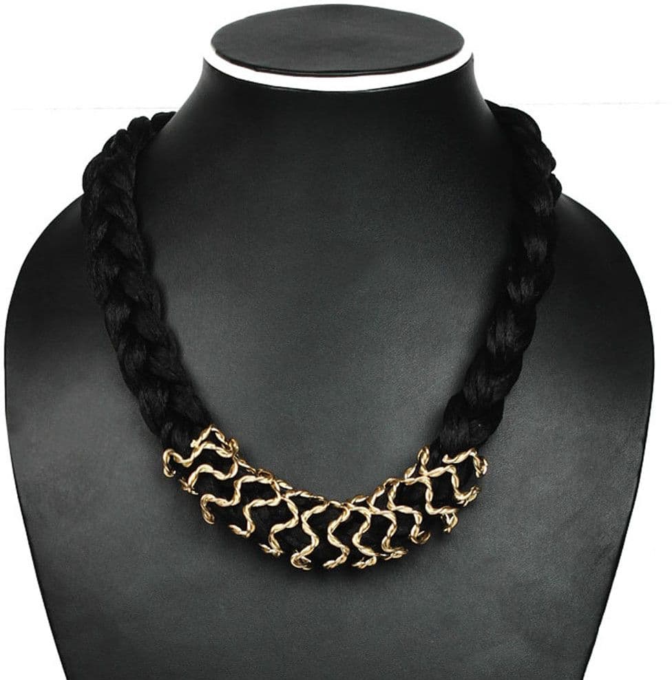 Joyeria Milan Rope Resin Necklace