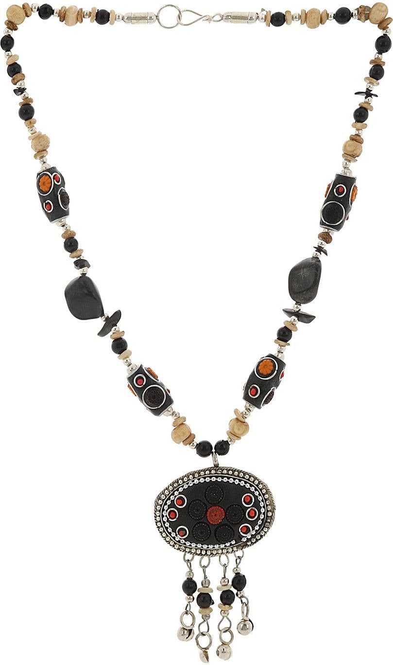 Falconoverseas Durable Construction Lac, Bone Necklace