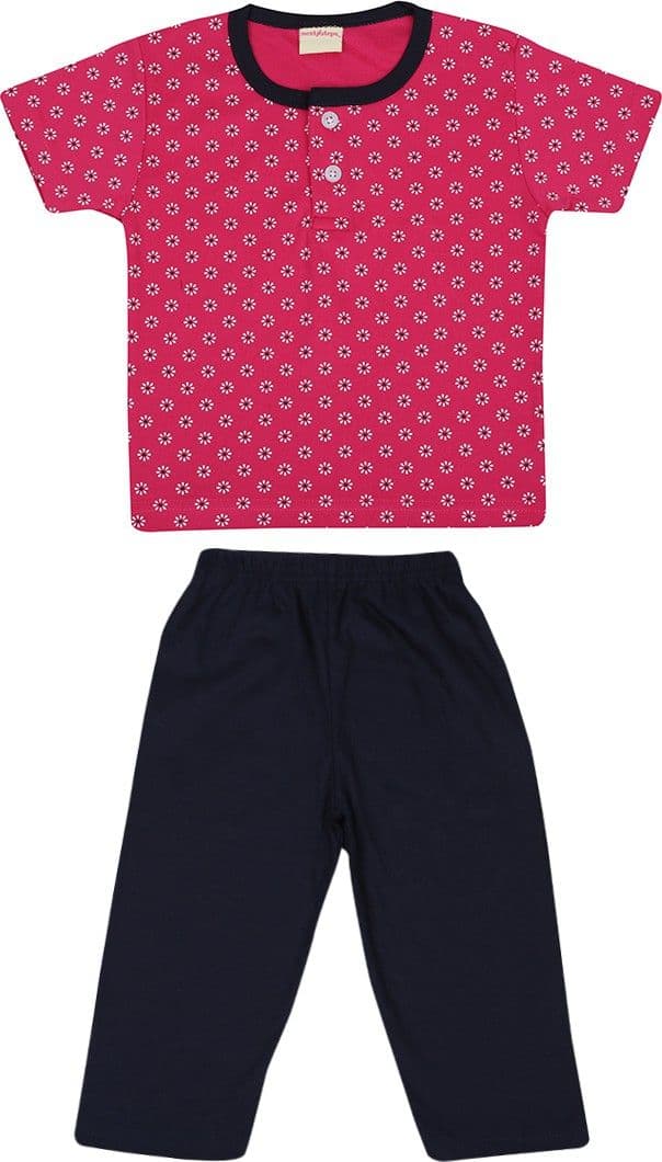 next steps Baby Girl's Printed Top & Pyjama Set