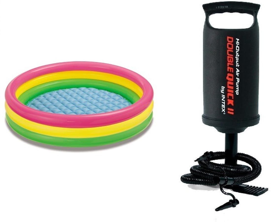 Intex 5 Feet Swimming Pool With Hand Pump