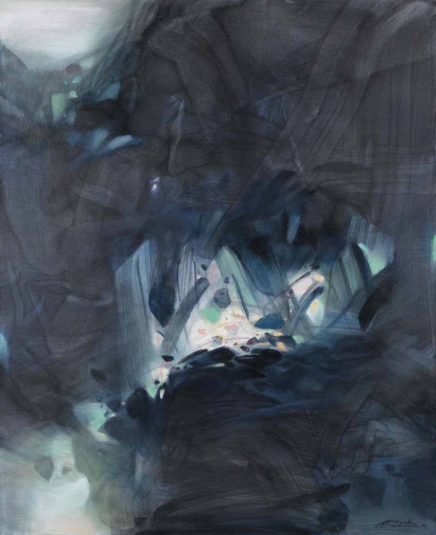 Tao Communications Acrylic Painting