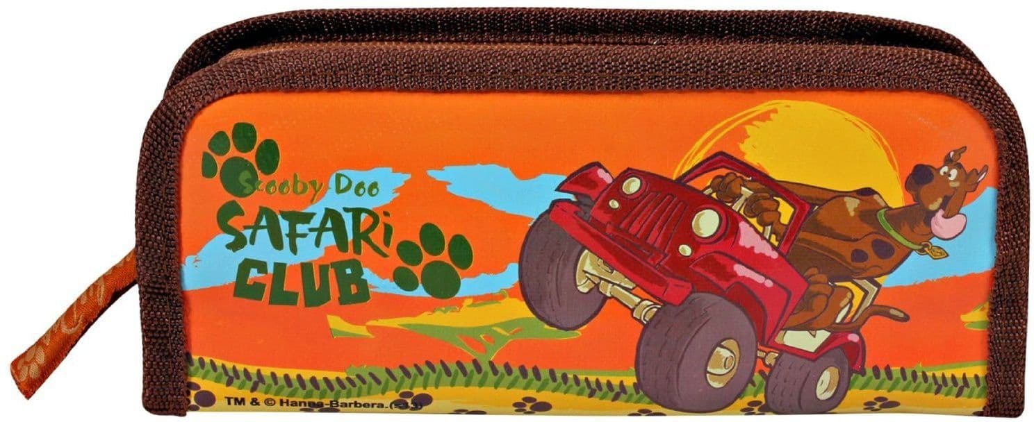 Warner Brothers Scooby Doo Cartton Characters Art Fabric Pencil Box