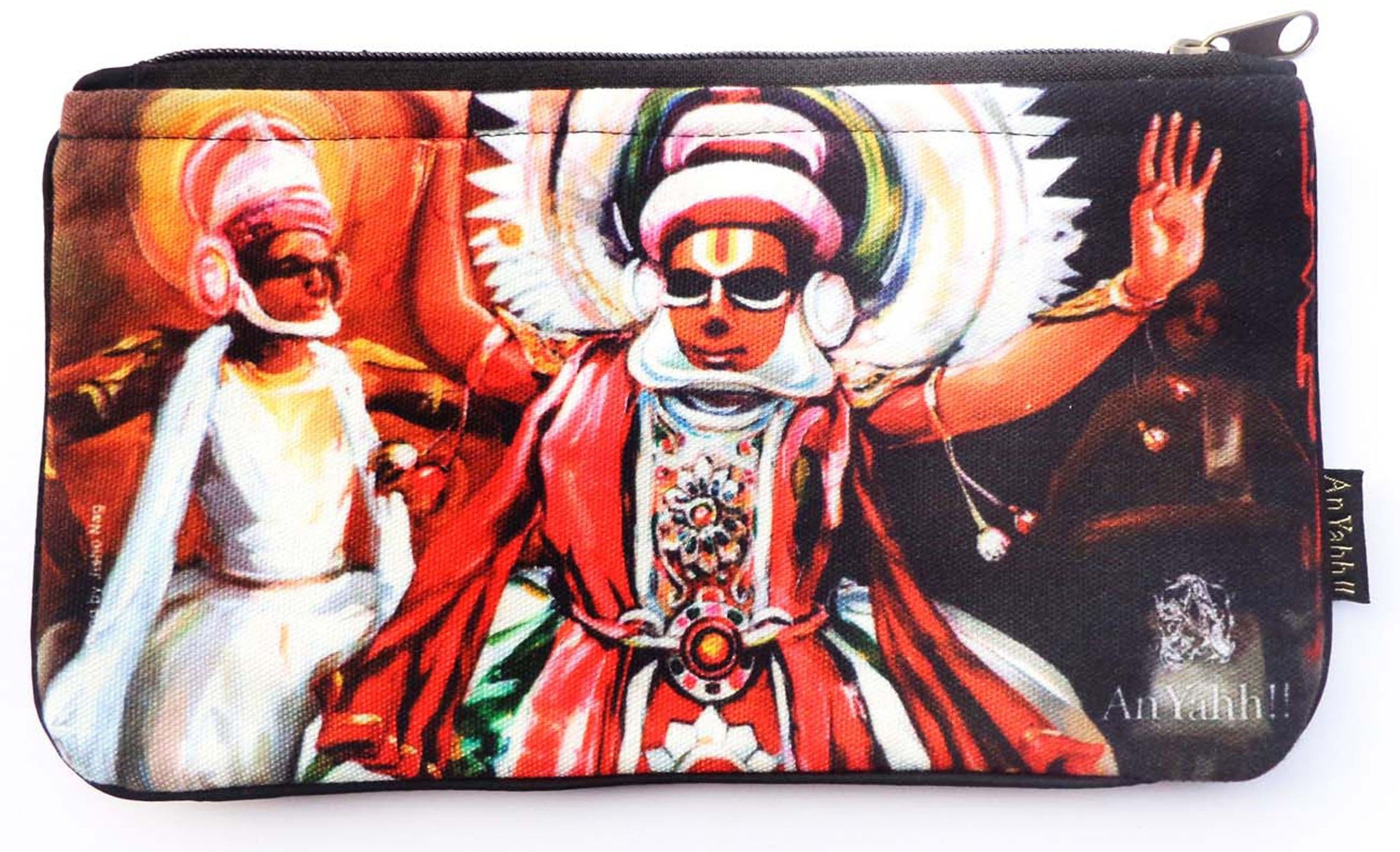 An Yahh Art Pouch Kathakali Art Canvas Pencil Box