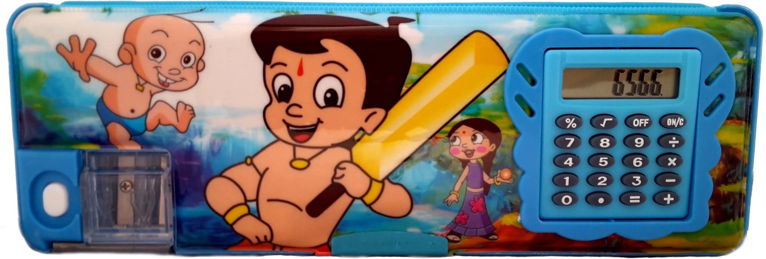 HM International Bheem Printed Art Plastic Pencil Box