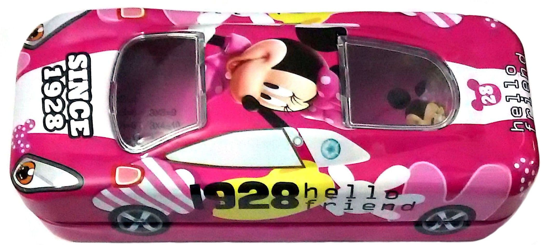 FCS Magnetic With Double Sided Gift Cartoon Art Steel Pencil Box