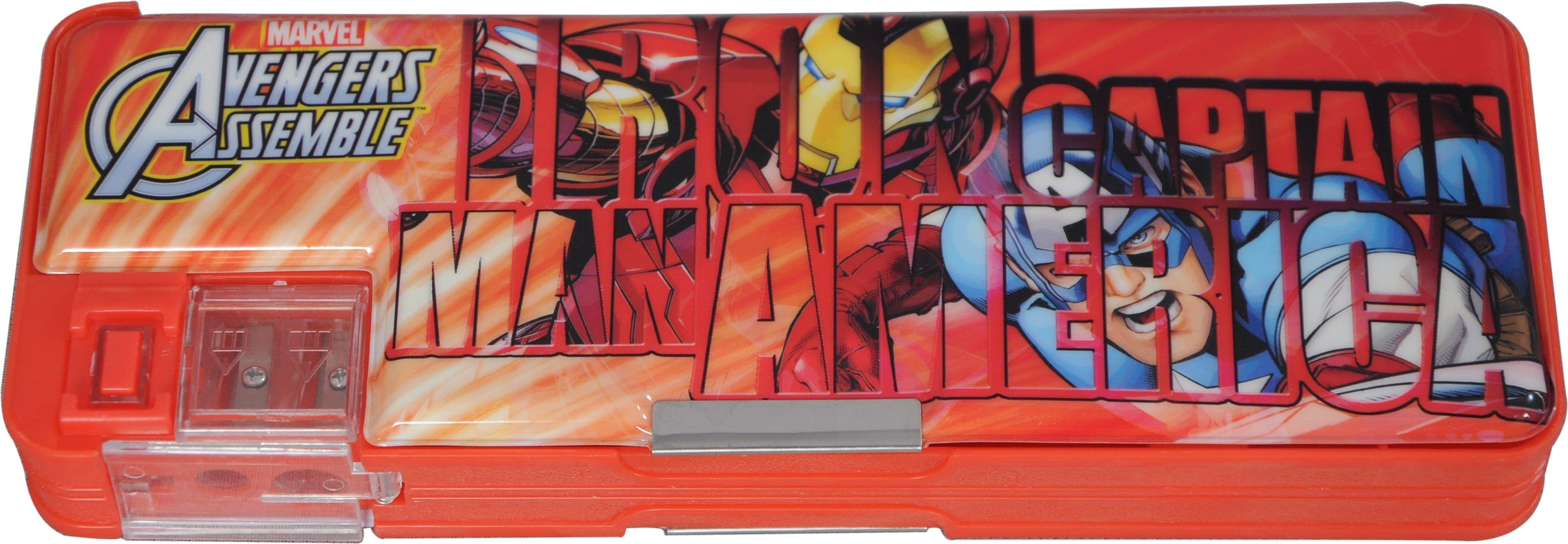 Marvel Avenger Superhero Art Plastic Pencil Box