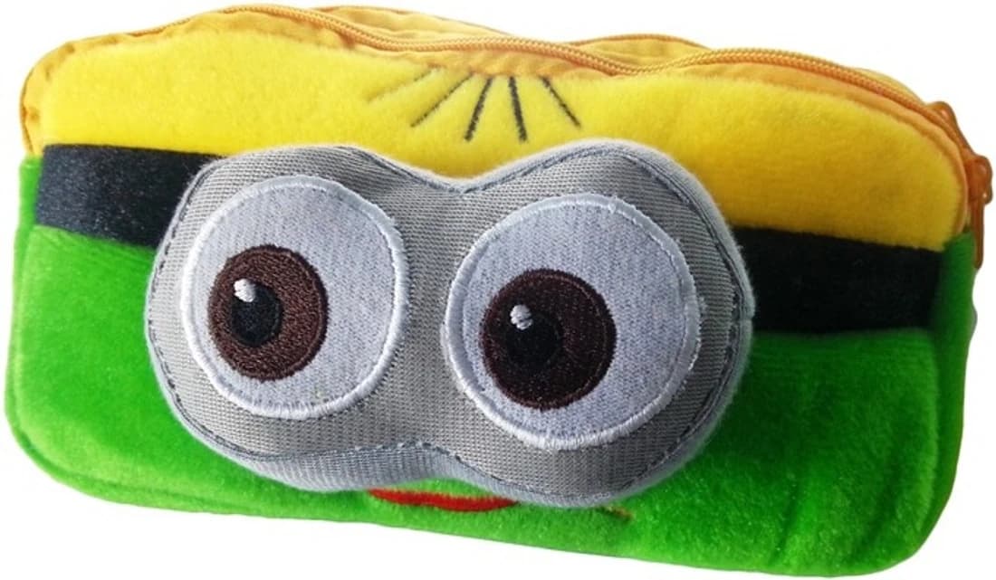 Klassik 3D Big Eyes Random Art Cloth Pencil Box