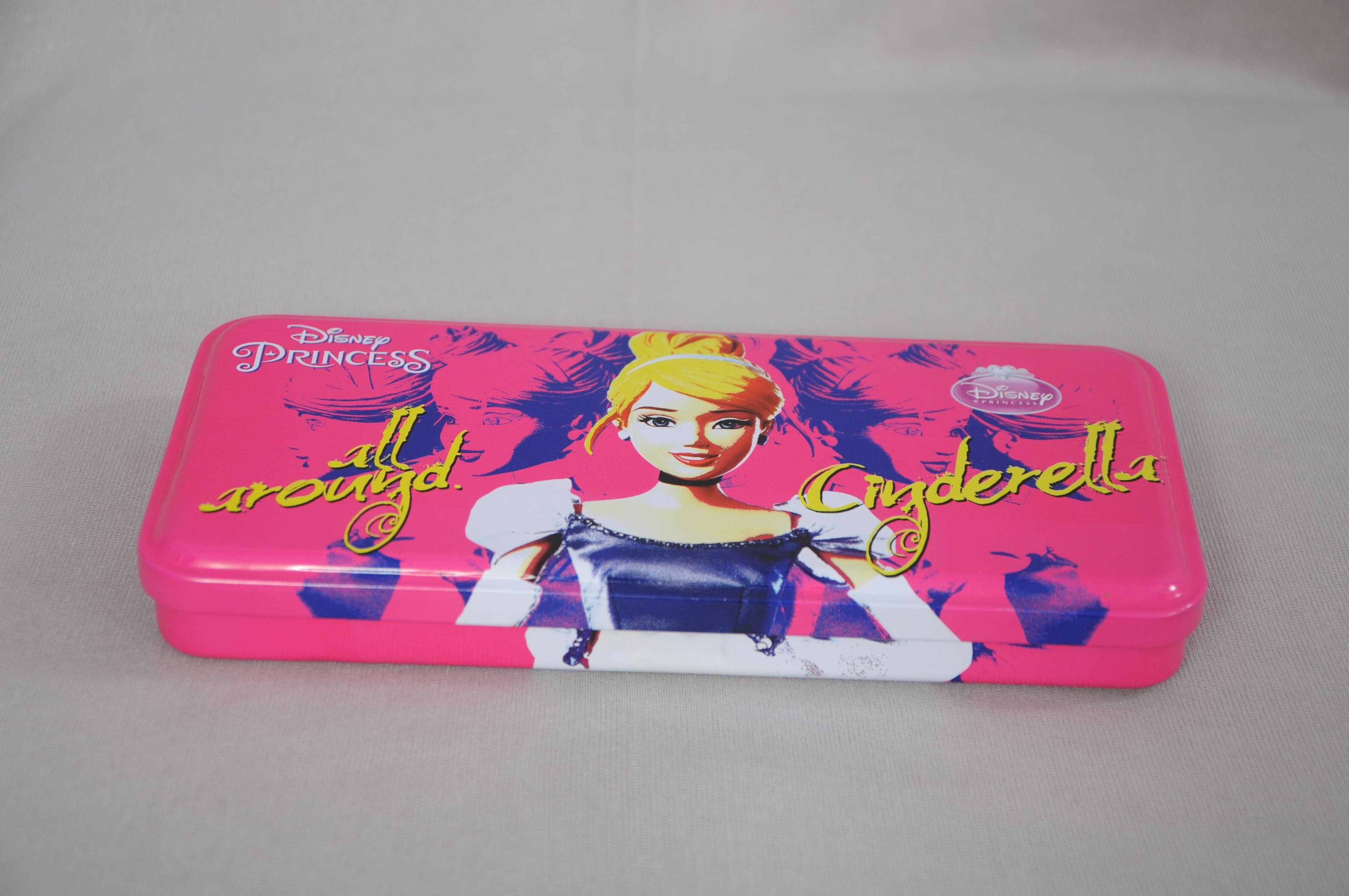 Disney Cinderella Cartoon Art Metal Pencil Box