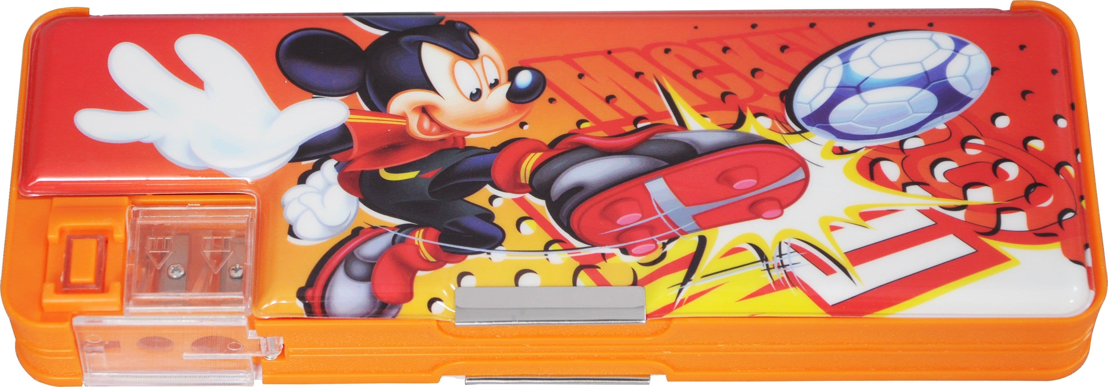 Disney Mickey Cartoon Art Plastic Pencil Box
