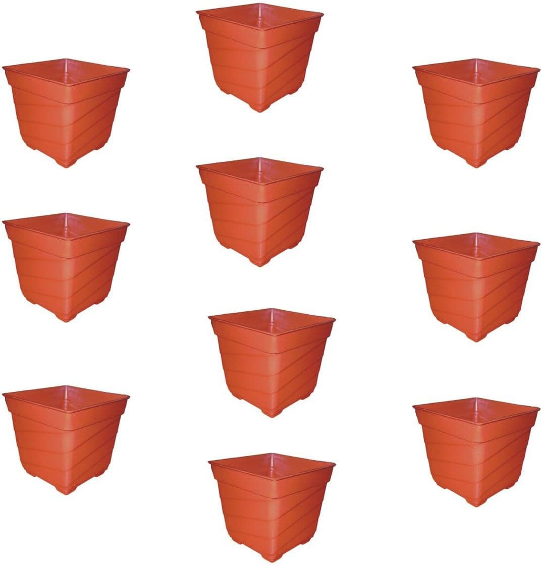 Atlantic Square Spiral Planters Plant Container Set