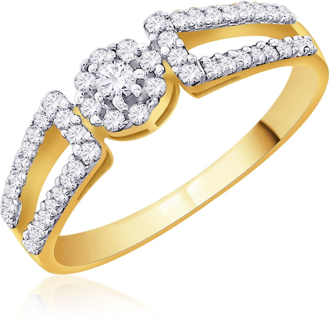 Karatcraft Citra Engagement Gold Diamond 18 K Ring