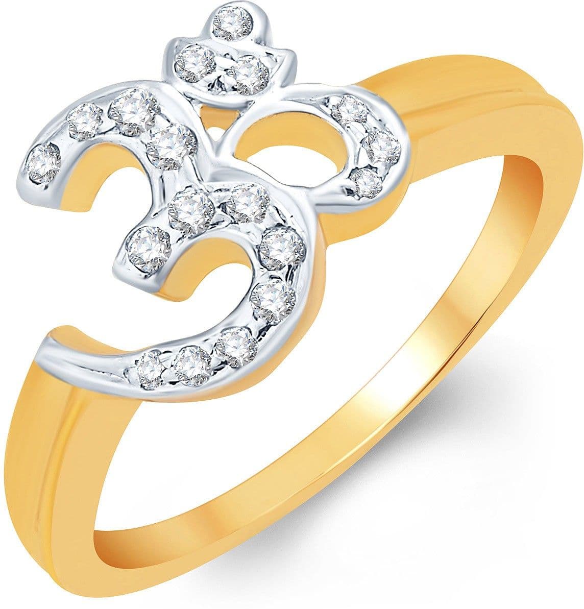 Karatcraft Om Diamond Gold Diamond 18 K Ring