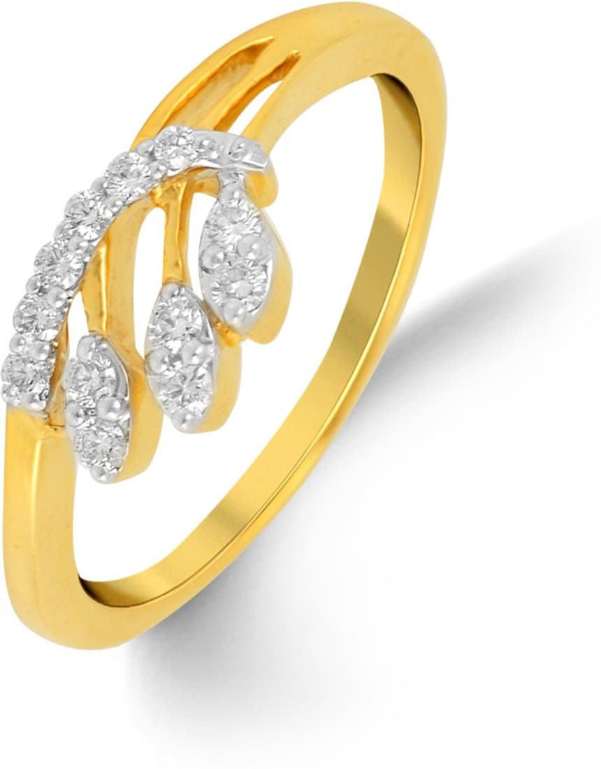 P.N.Gadgil Jewellers Gold Diamond 18K Yellow Gold 18 K Ring