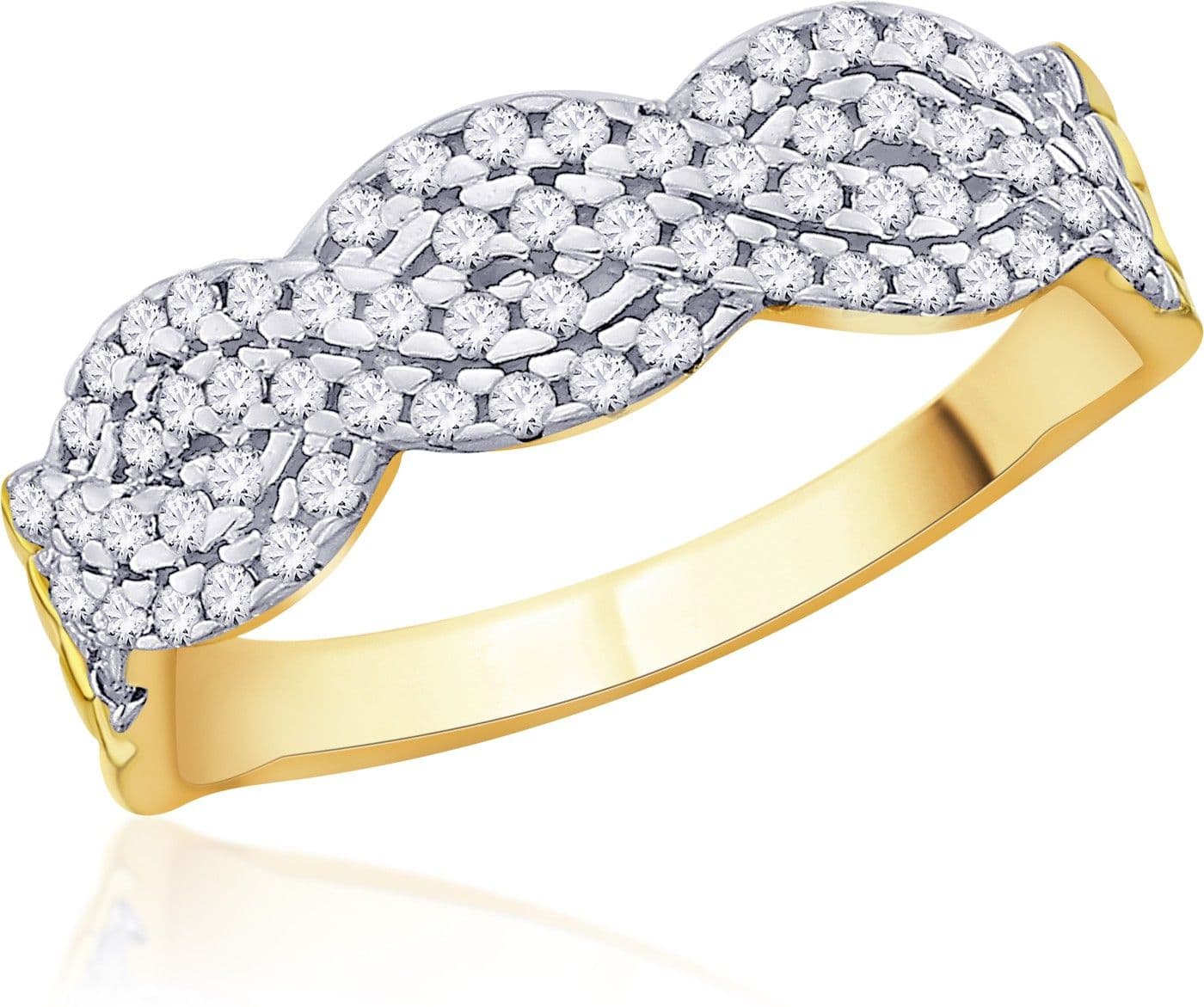 Karatcraft Klytie Gold Diamond 18 K Ring
