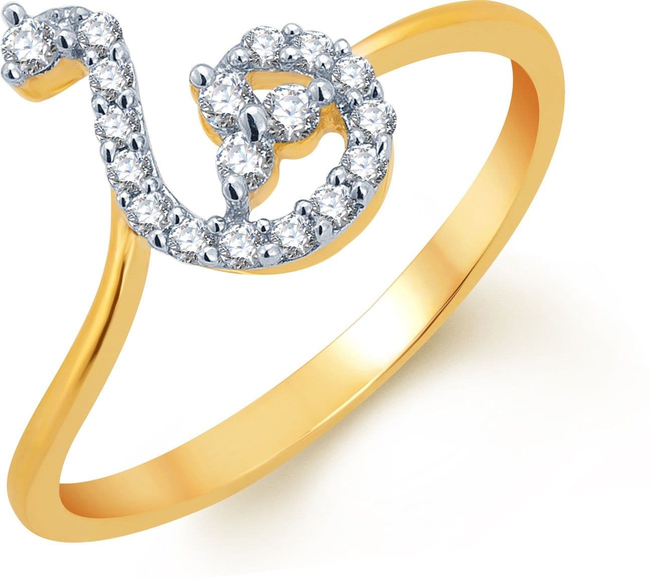 Karatcraft Symphony Gold Diamond 18 K Ring