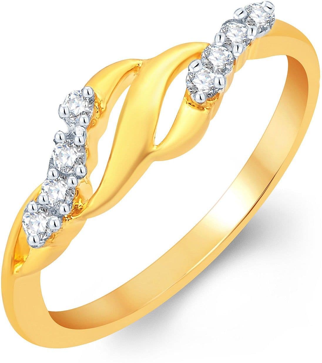 Karatcraft Emmima Gold Diamond 18 K Ring