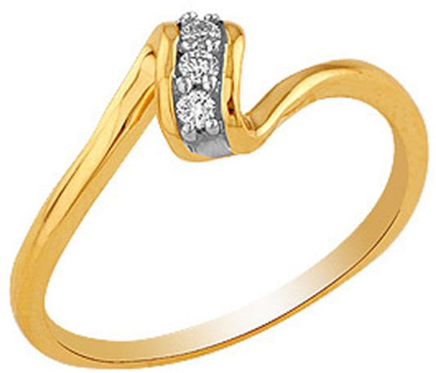 Kiara Jewellery Sterling Silver Cubic Zirconia Rhodium Ring