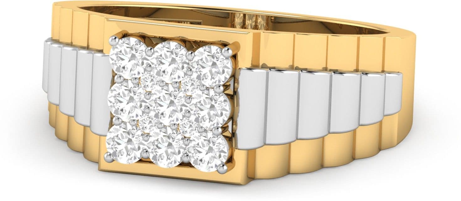 WearYourShine by PCJ The Joe Gold Diamond 18 K Ring