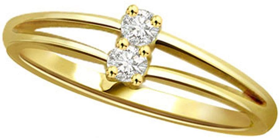 Kiara Jewellery Sterling Silver Cubic Zirconia Rhodium Ring