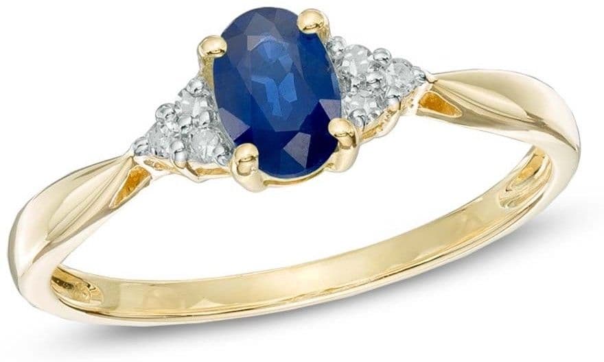 Kiara Jewellery Sterling Silver Swarovski Crystal Yellow Gold Ring