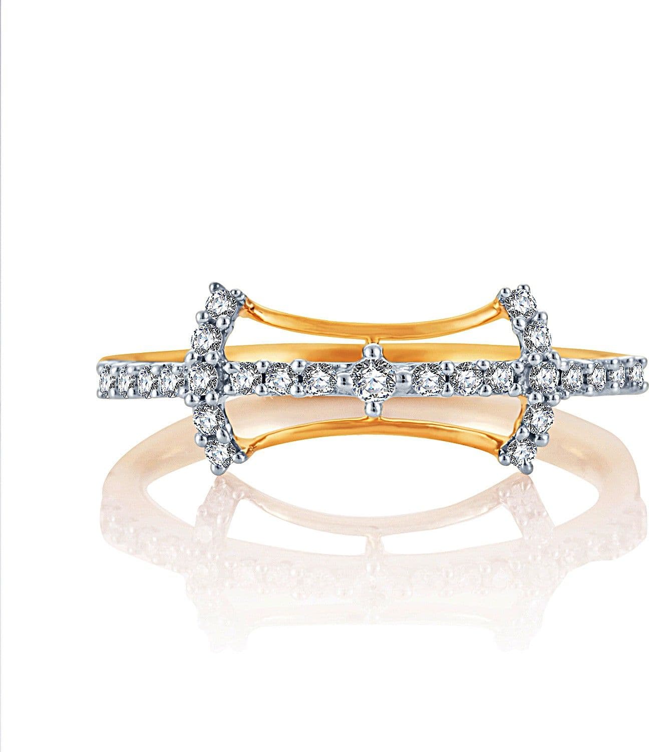 Karatcraft Gracilus Yellow Gold Diamond 18 K Ring