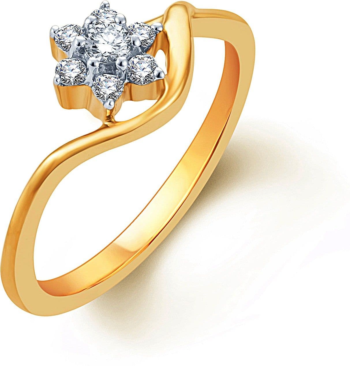 Karatcraft Lynne Yellow Gold Diamond 18 K Ring