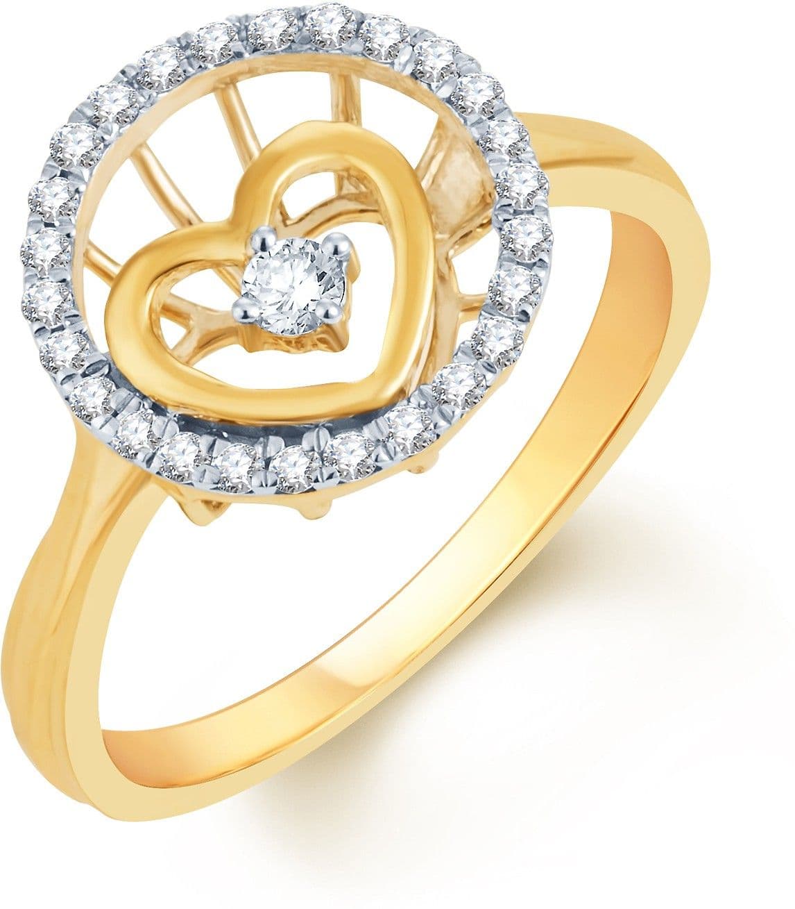 Karatcraft Intima Yellow Gold Diamond 18 K Ring