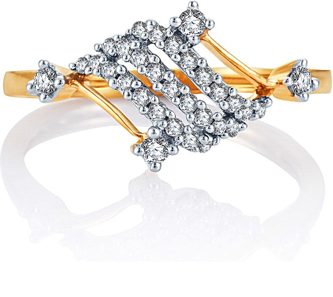 Karatcraft Armonia Yellow Gold Diamond 18 K Ring