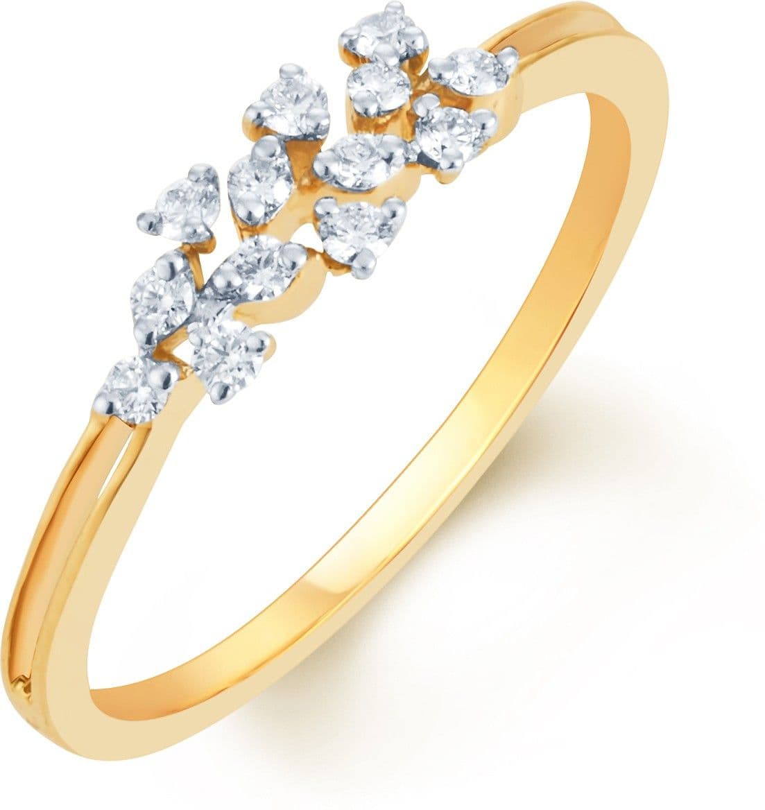 Karatcraft Piccolo Yellow Gold Diamond 18 K Ring