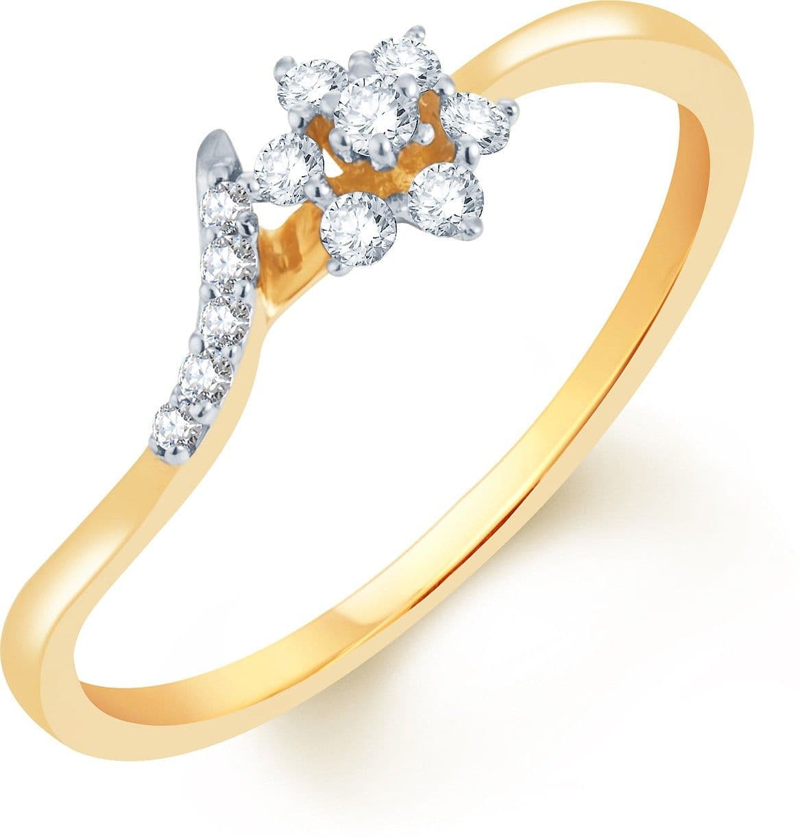 Karatcraft Crisanta Yellow Gold Diamond 18 K Ring