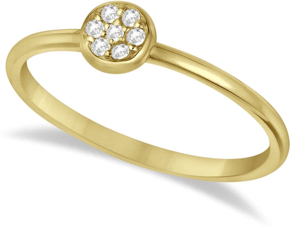 Kiara Jewellery Sterling Silver Cubic Zirconia Rhodium Ring