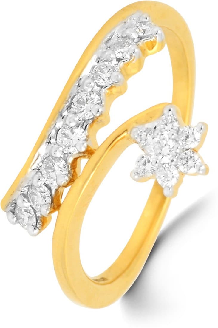 P.N.Gadgil Jewellers Gold Diamond 18K Yellow Gold 18 K Ring