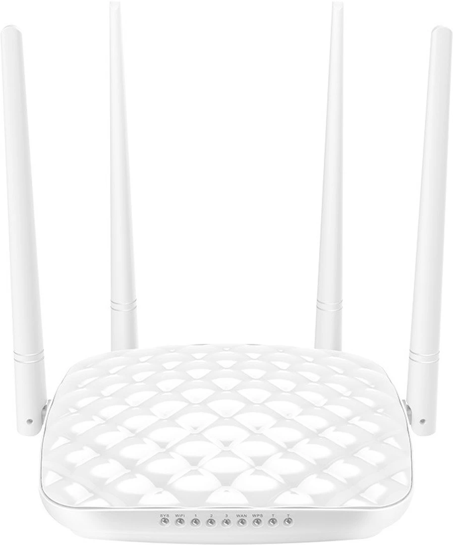 Tenda 300Mbps High Power Wireless Router, with 4 fixed 5dbi antenna , 3LAN ,1WAN Port TE-FH456