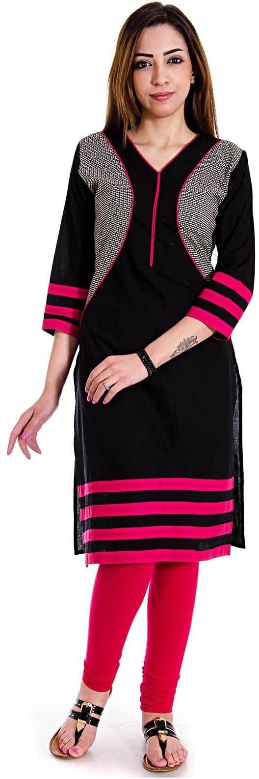 Polkakart Printed Kurti & Leggings