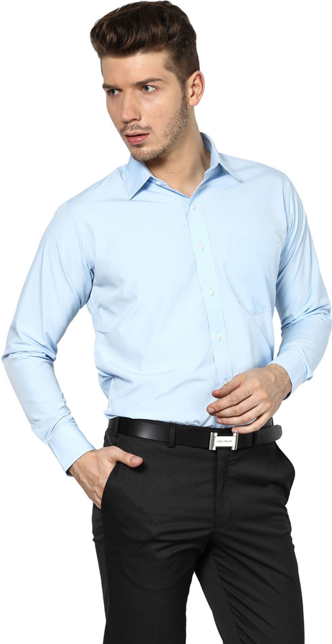 Shaftesbury London Men's Solid Formal Shirt