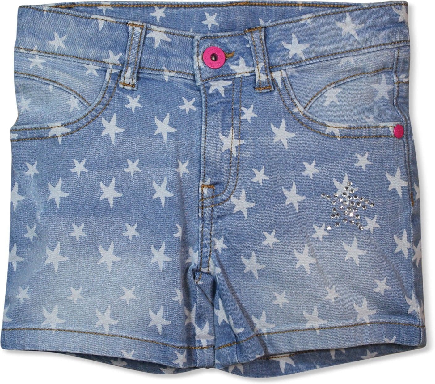 FS Mini Klub Printed Girl's Denim Shorts