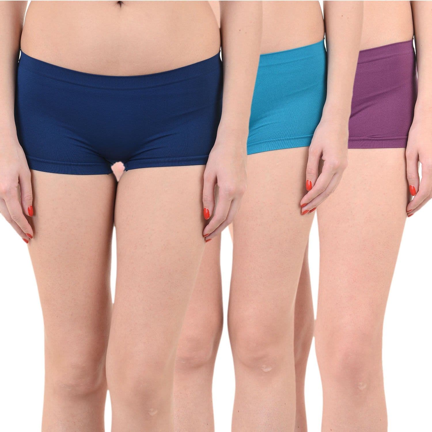 Mynte Solid Women's Cycling Shorts, Gym Shorts, Swim Shorts