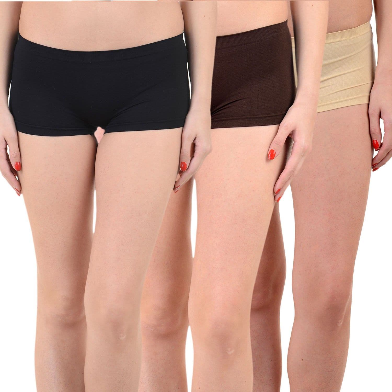 Mynte Solid Women's Cycling Shorts, Gym Shorts, Swim Shorts