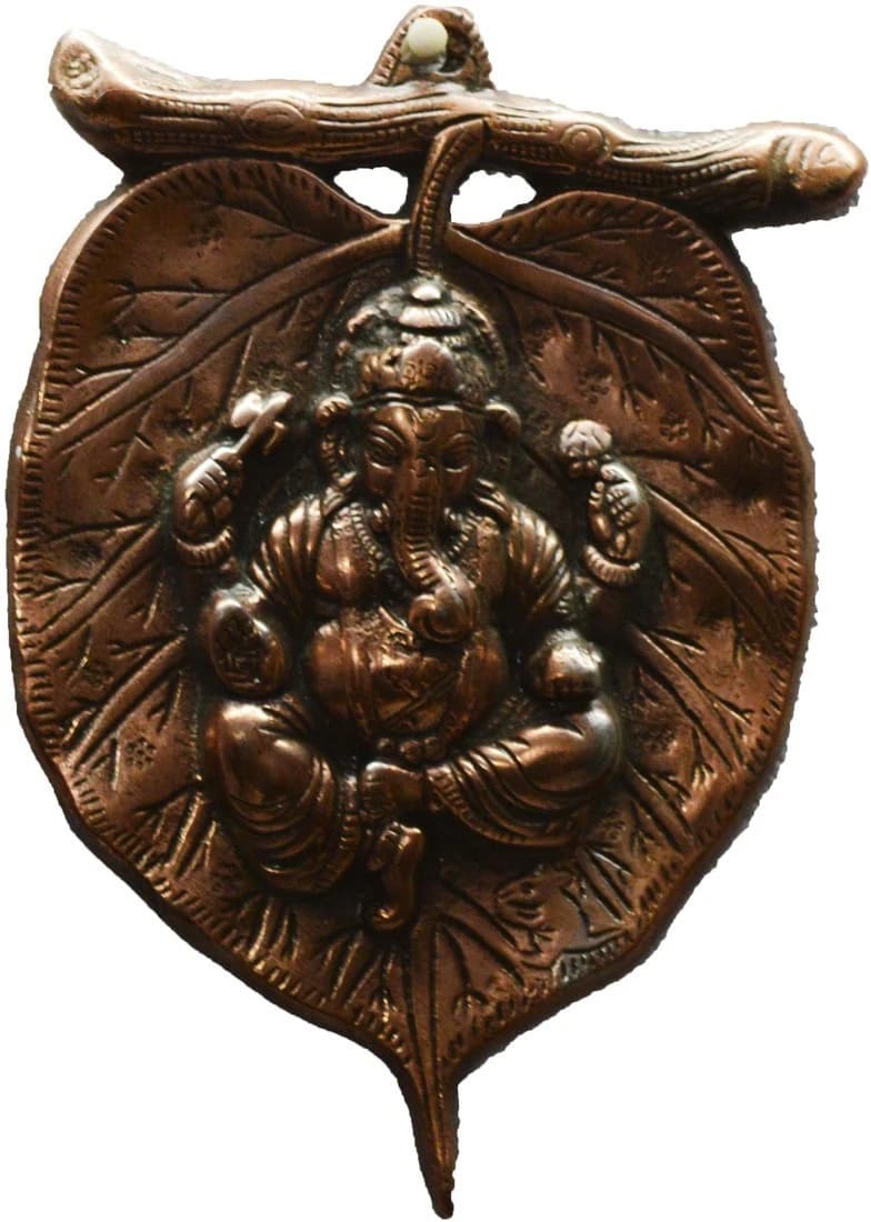Bagru Crafts Wall hanging of Lord Ganesha Showpiece - 21.69 cm
