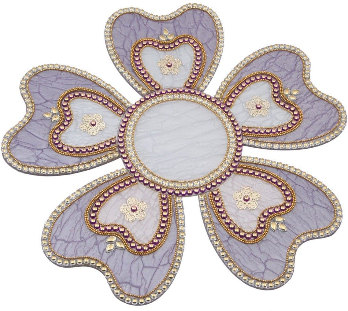 JaipurCrafts Designer Ethnic Collection Floor Rangoli Showpiece - 0.6 cm