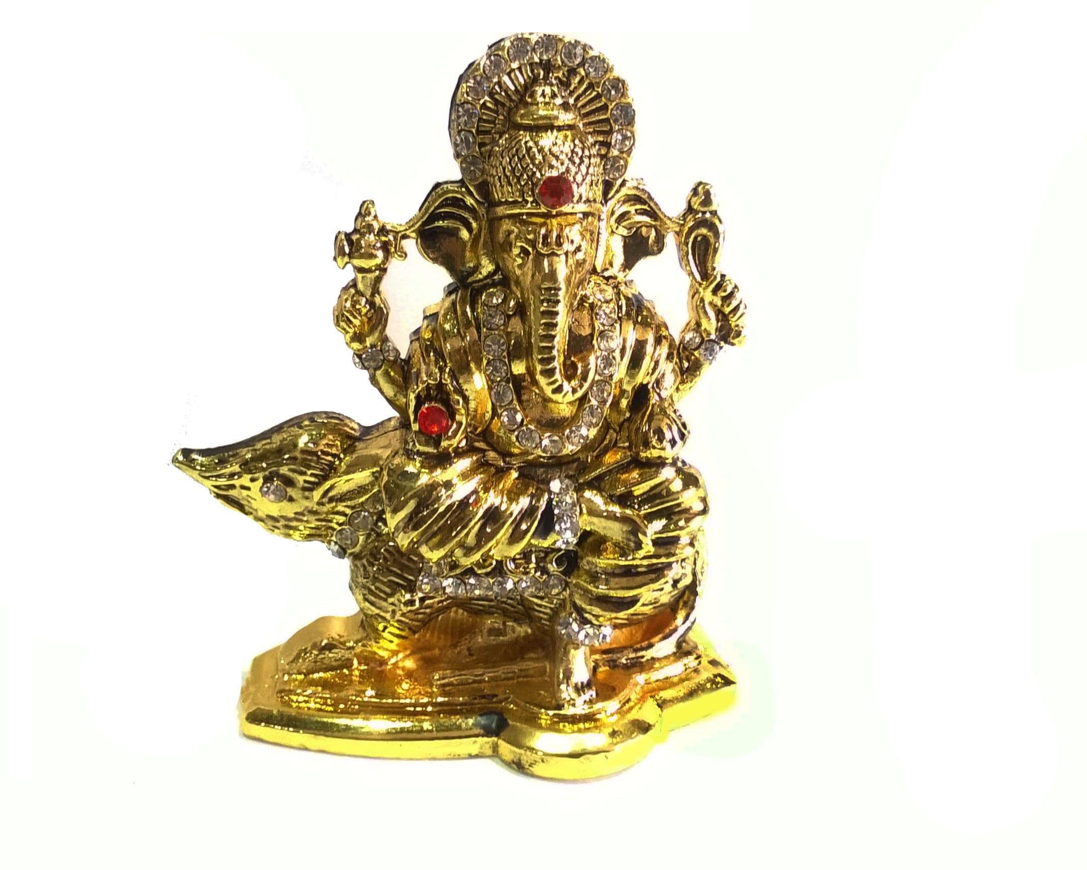 Swarnim Jewellers Lord Ganesha Showpiece - 7.5 cm