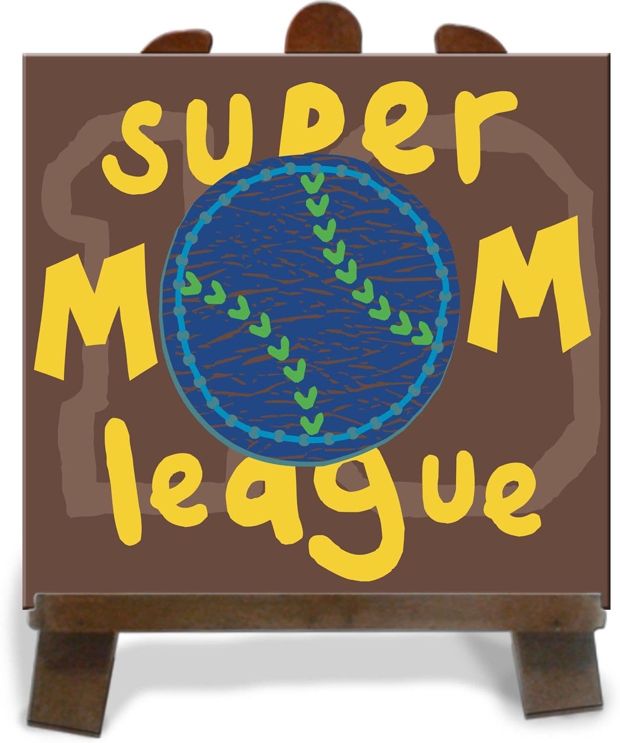 Tiedribbons Super Mom Tile Showpiece - 28 cm