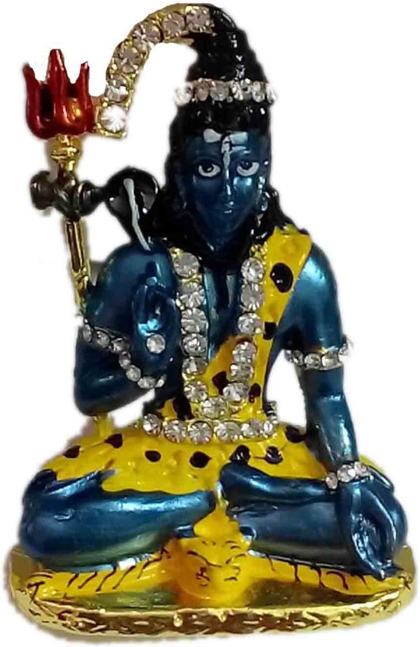 Divine Gifts & Artificial Jewellery Shanker Blue Showpiece - 7.5 cm