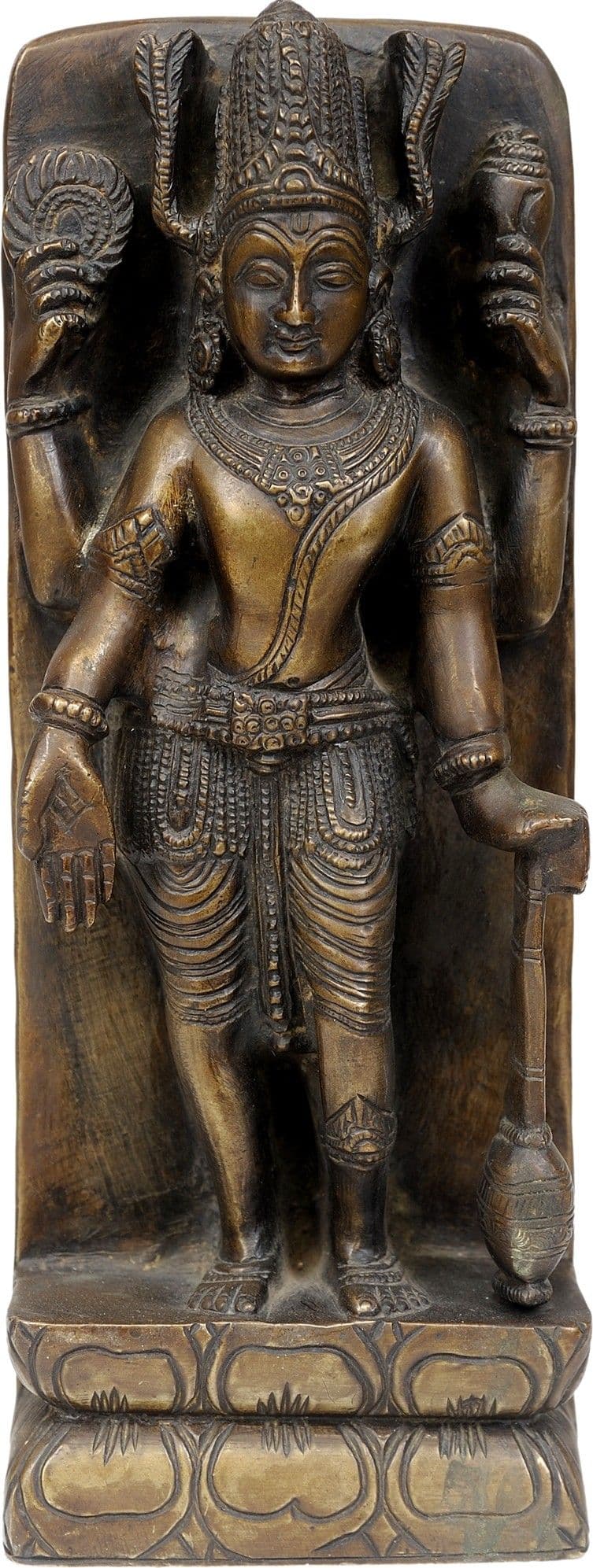 Exotic India Bhagwan Vishnu Showpiece - 22.86 cm