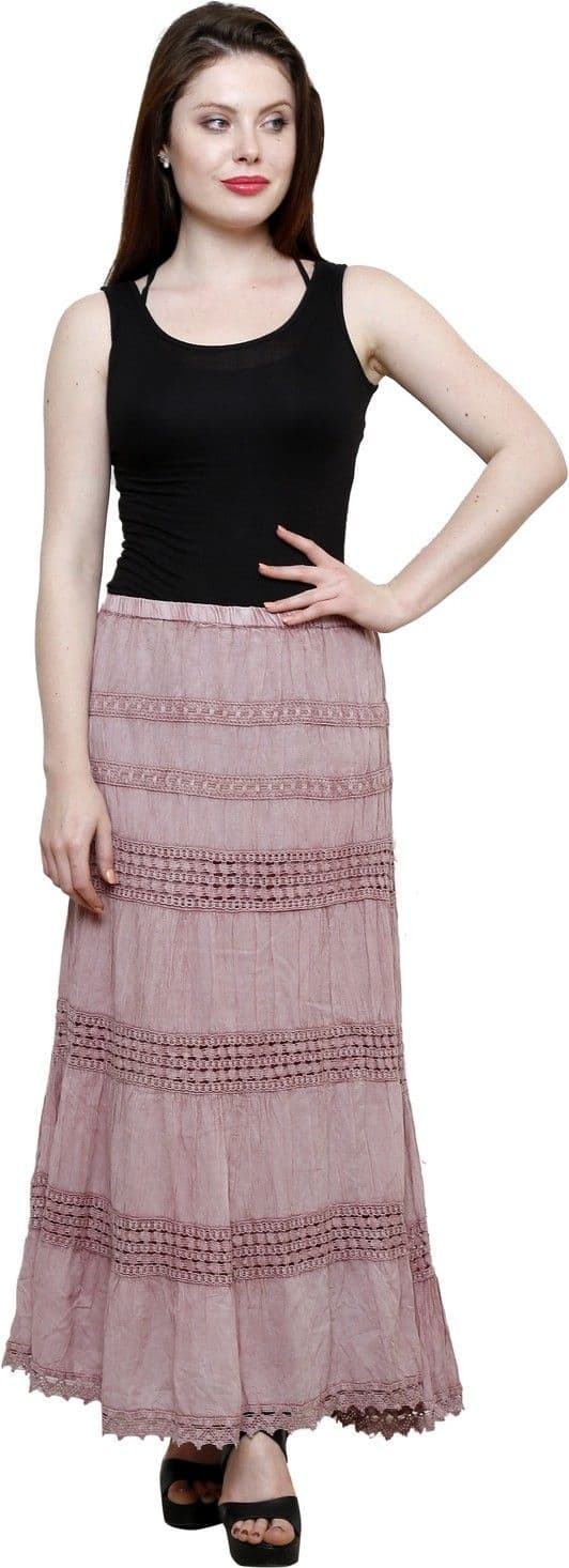 iWonder Solid Women's Regular Skirt