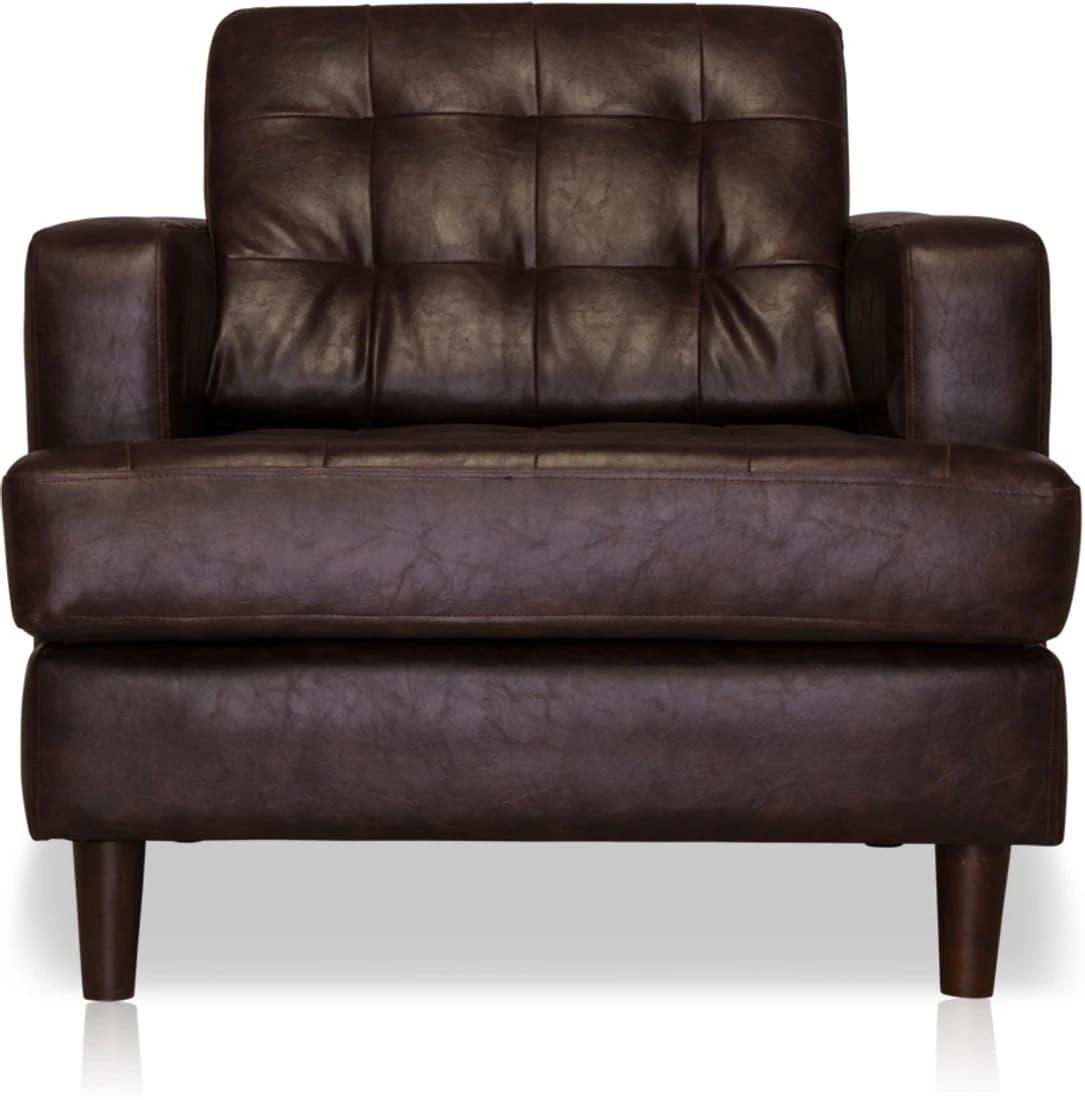 Durian Tulsa Leatherette 1 Seater Sofa