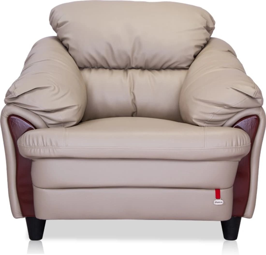 Durian Georgia Leatherette 1 Seater Sofa