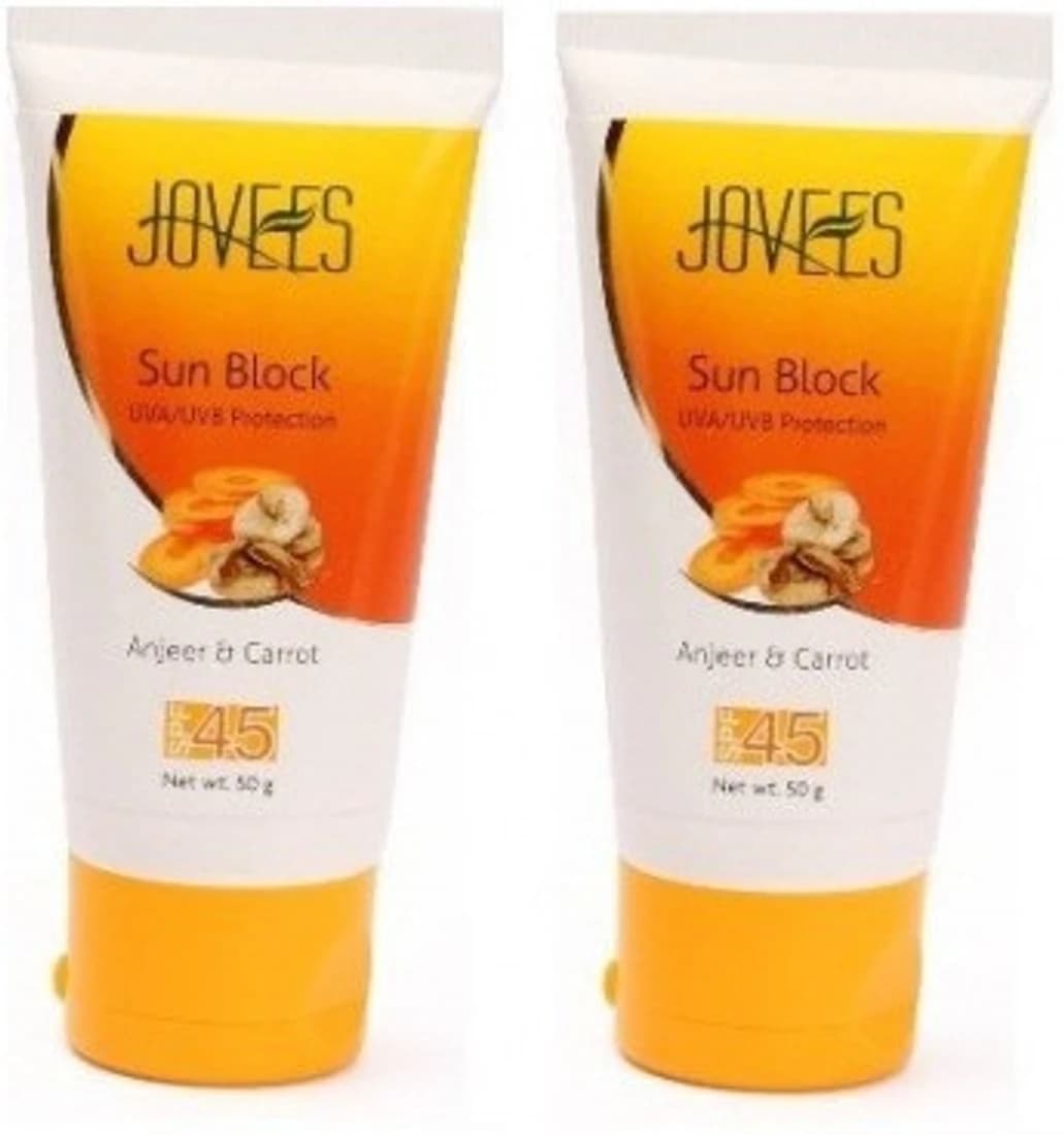 Jovees Anjeer & Carrot Sunblock (Pack of 2) - SPF 45