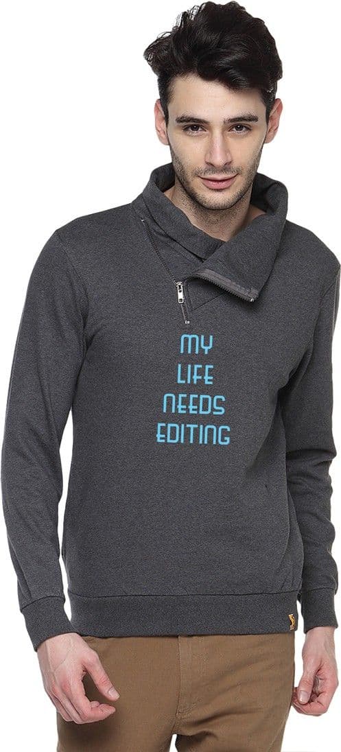 Campus Sutra Full Sleeve Printed Men's Sweatshirt