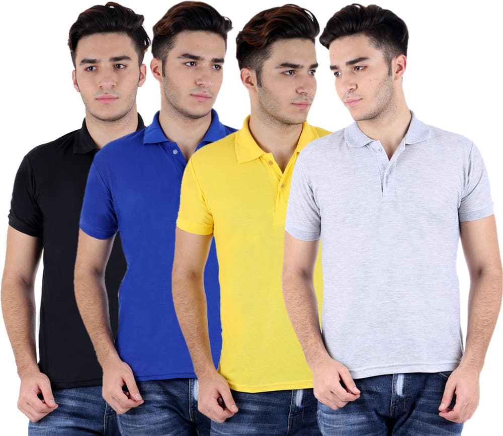 Candy House Solid Men's Polo Neck T-Shirt